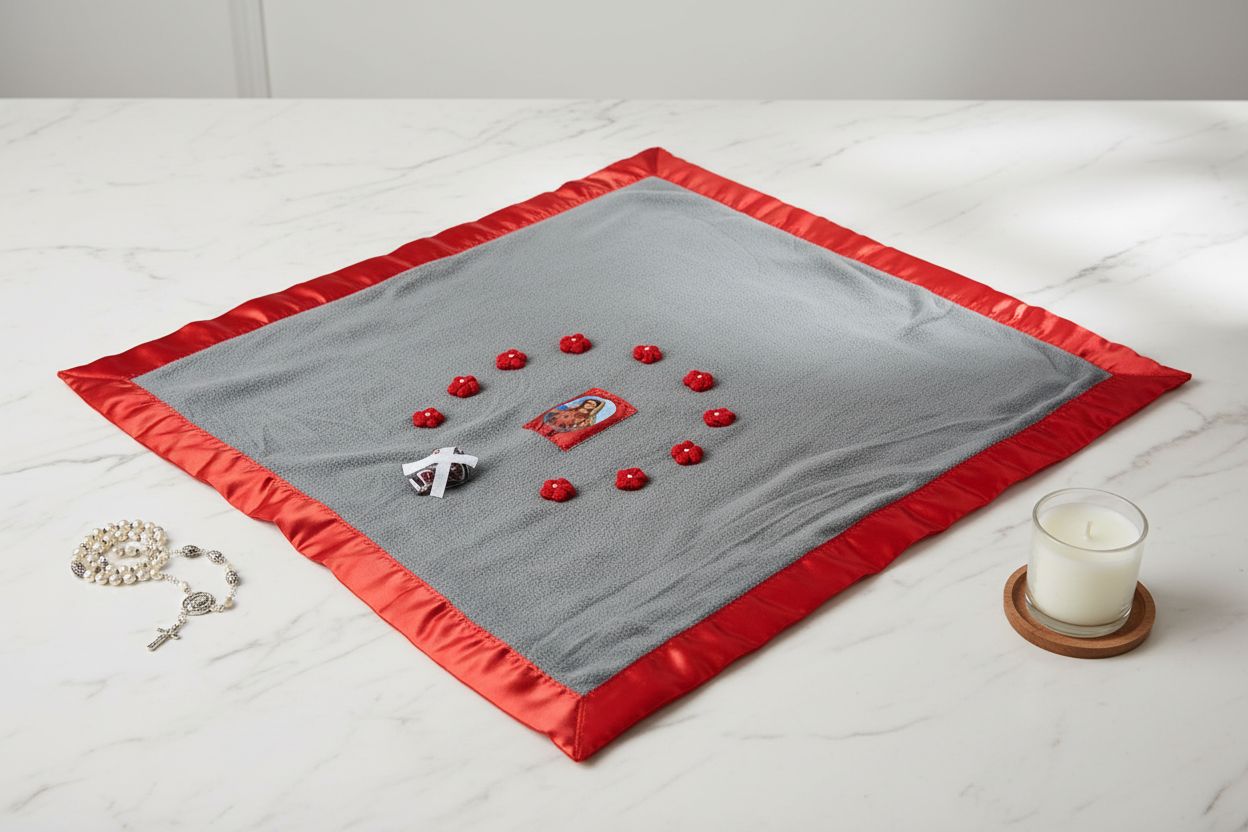 Rosary lap blanket